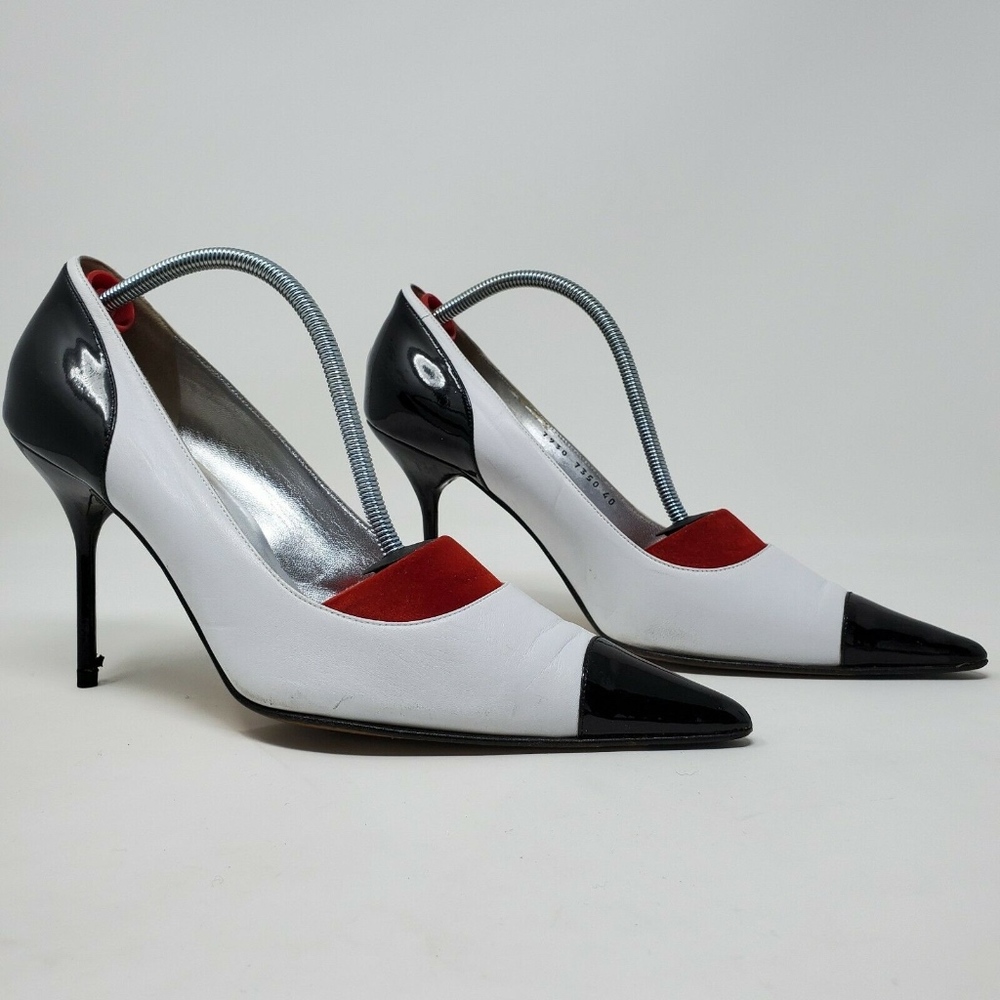 Dolce & Gabbana Pointed Toe Stiletto Heel Pumps - Picture 1 of 8